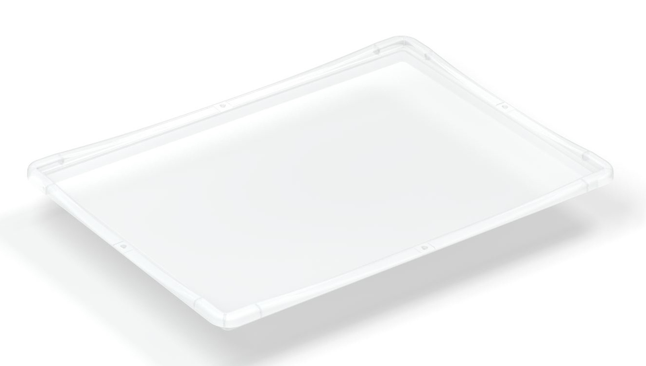 Drop on Lid for 400 x 300 Small Euronorm Clear Euro Container