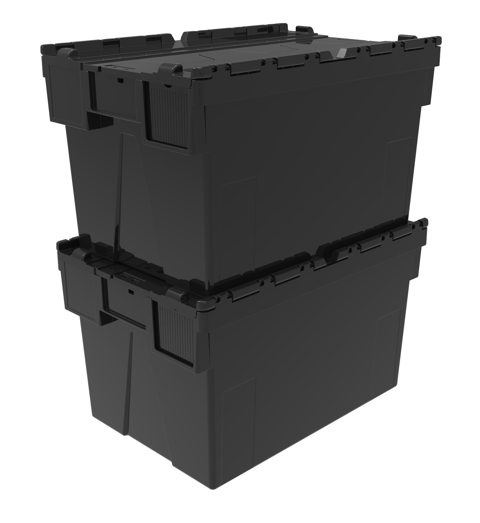65 Ltr Super Strong Recycled Attached Lid Container