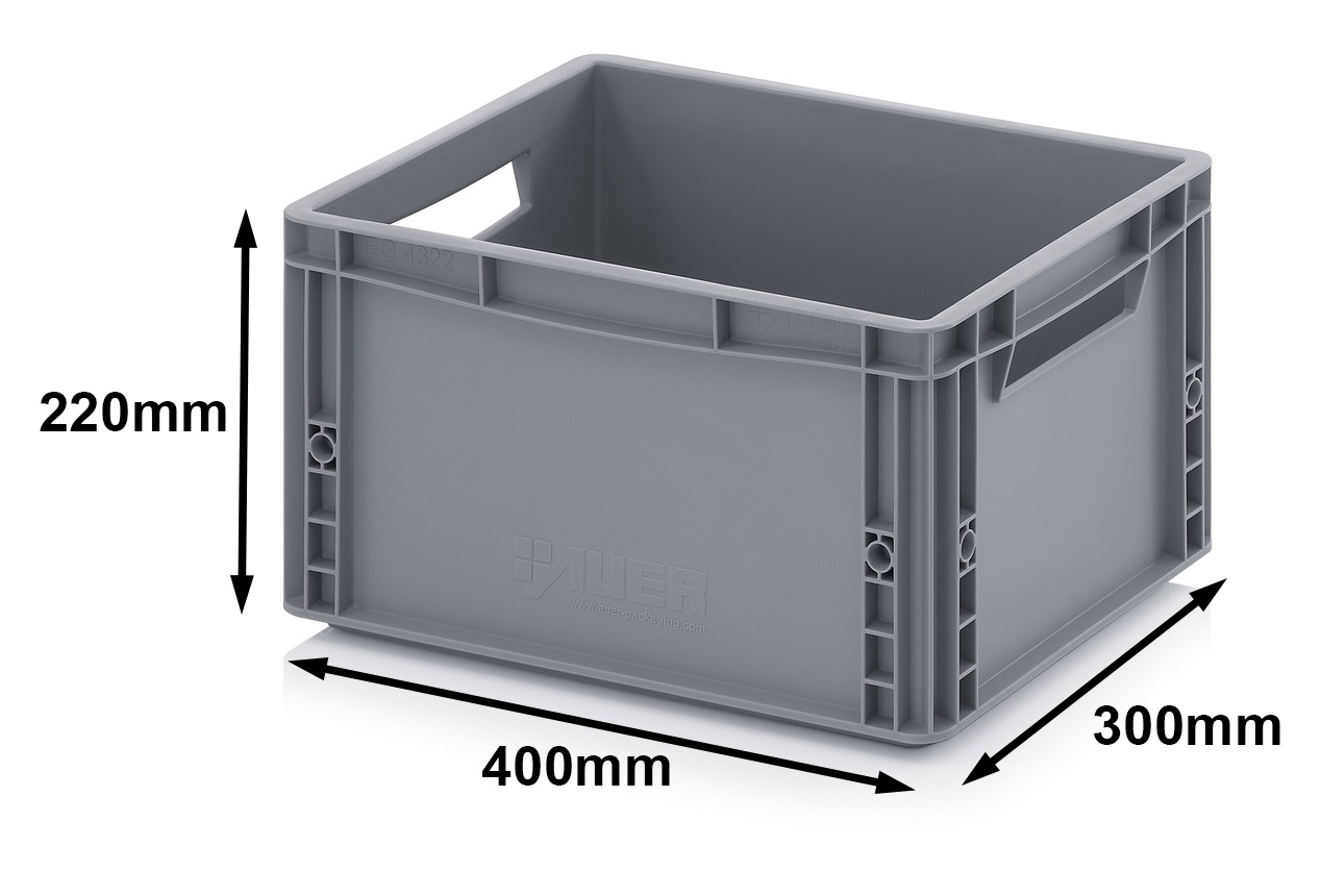 20 Ltr Small Euro Plastic Stacking Container